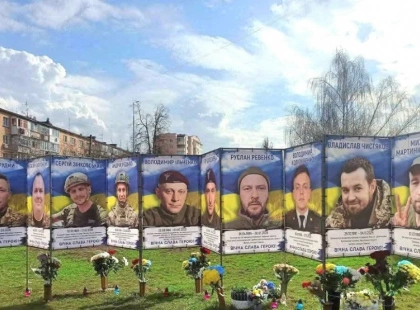 На Київщині відкрили Алею Слави: 11 історій героїзму назавжди в пам’яті