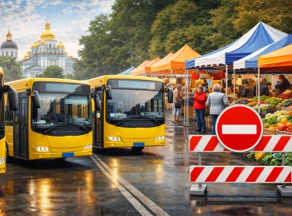11 квітня столичні автобуси курсуватимуть зі змінами руху через заплановані ярмарки