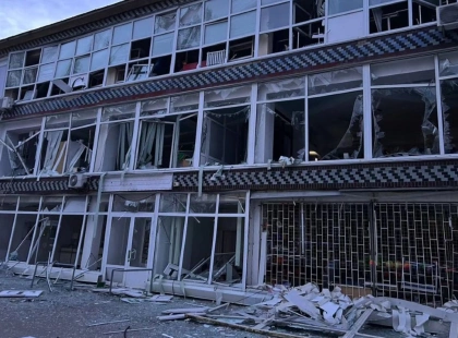 У Києві через ракетну атаку зруйновано дитячо-спортивний клуб «Нивки»