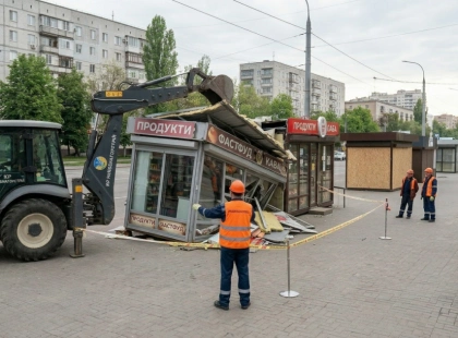У Києві щодня демонтують до 5 незаконних МАФів: у місті триває очищення простору