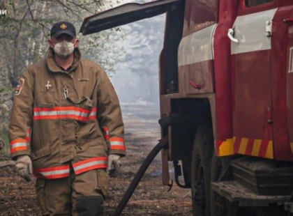 У Чорнобильській зоні горить понад 1100 гектарів лісу