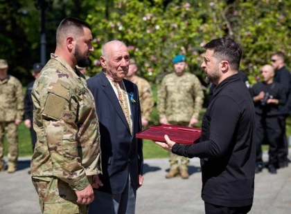 Герой «Карпатської Січі»: у Києві родині Олега Куцина вручили «Золоту Зірку»
