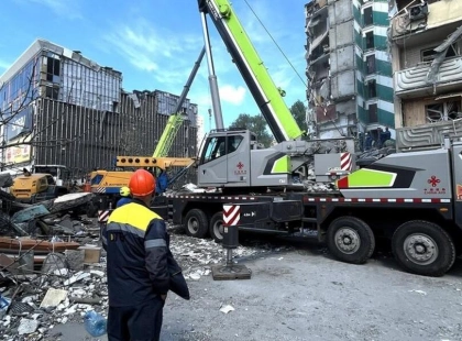 У Києві після атаки пошкоджено енергетичну інфраструктуру та спецтехніку ДТЕК