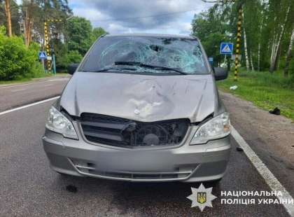 На Вишгородщині під час обгону через суцільну лінію водій збив пішохода — чоловік загинув