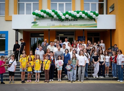 На Київщині відновили Олізарівський ліцей після руйнувань окупації: фото