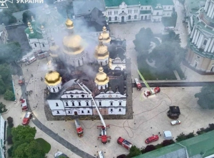 Росія атакувала Київ 611 дронами і 70 ракетами: пошкоджені Лавра, кіностудія Довженка та термінал Нової пошти