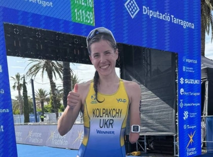 Зірка світового топ-4: паратриатлетка з Київщини виборола срібло на чемпіонаті Європи в Іспанії