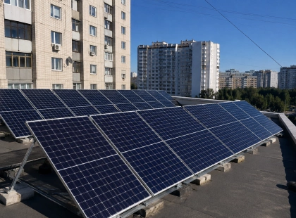 Досвід Оболоні: як завдяки РМБО багатоповерхівка на Оболонському проспекті отримала сонячну станцію та автономне світло