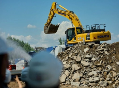 Делегація JICA відвідала Бородянку: Японія допомагає Київщині переробляти будівельні відходи