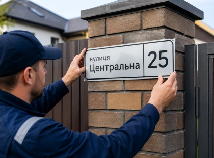 У Бучанській громаді мешканцям рекомендують замінити адресні таблички: що відомо