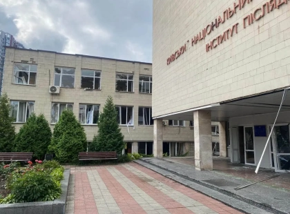 Вибиті вікна та пошкоджений гуртожиток: Унаслідок нічної атаки на Київ постраждали будівлі КНУ імені Шевченка