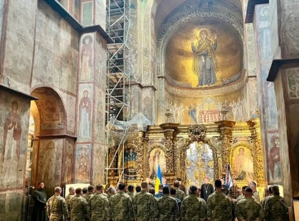 У Софії Київській випустили 30 військових капеланів для служби у ЗСУ