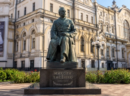 У Києві 23 липня відкриють пам’ятник Миколі Лисенку біля Опери після консервації