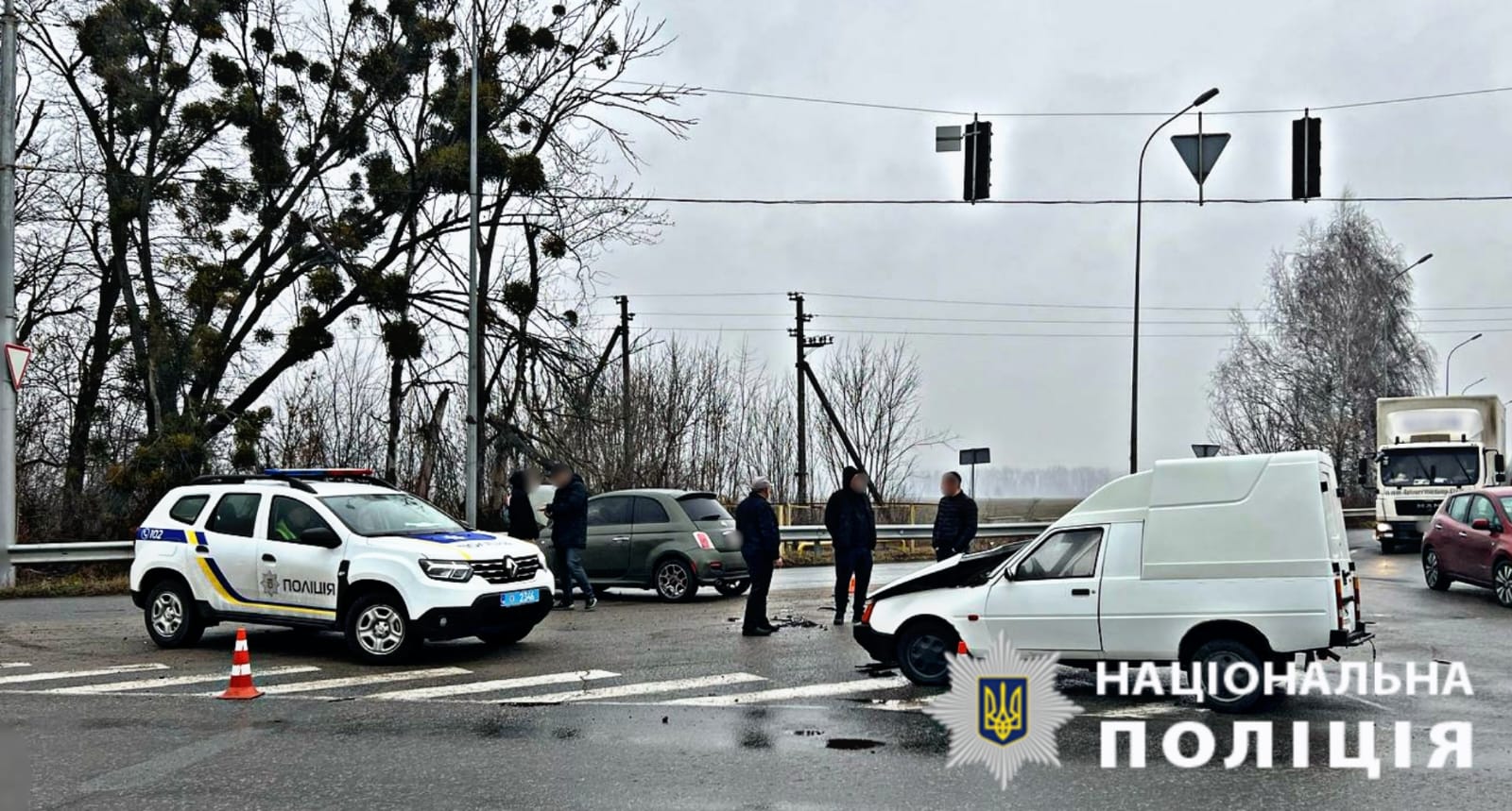 Водій ЗАЗ спричинив аварію в Гнатівці: постраждав водій Fiat - 1