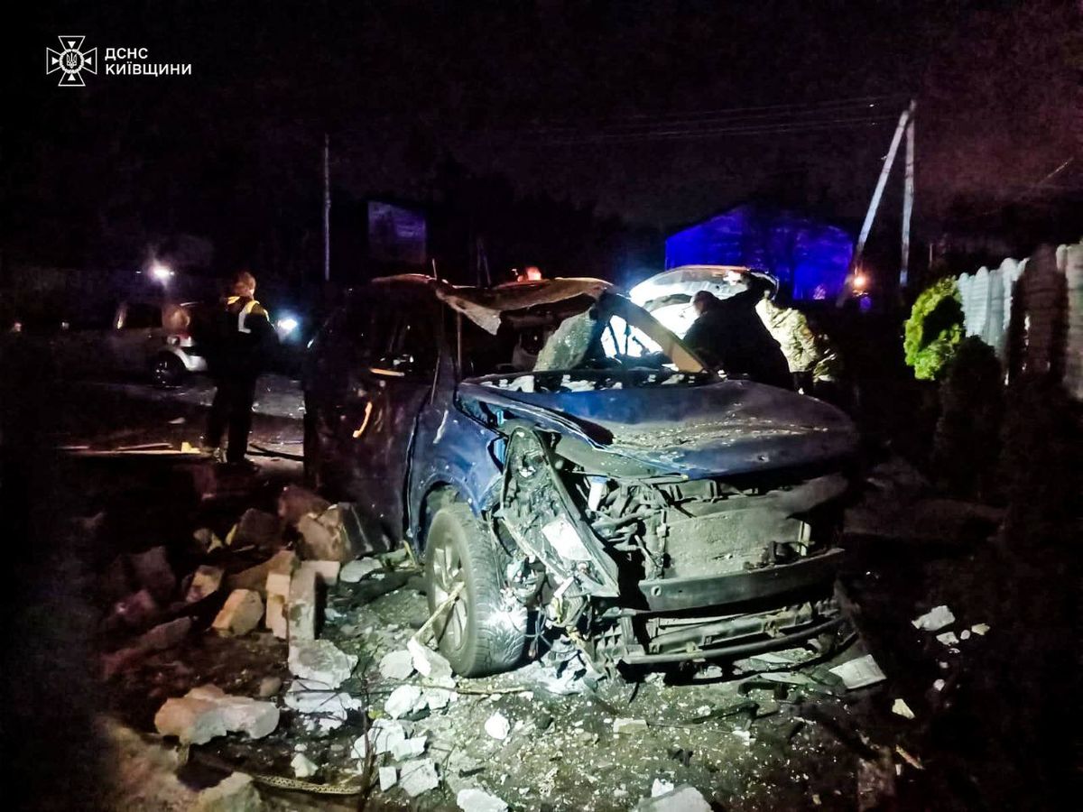 Нічна атака на Київщину: постраждало 2 людини, зруйновано десятки будинків і машин - 2