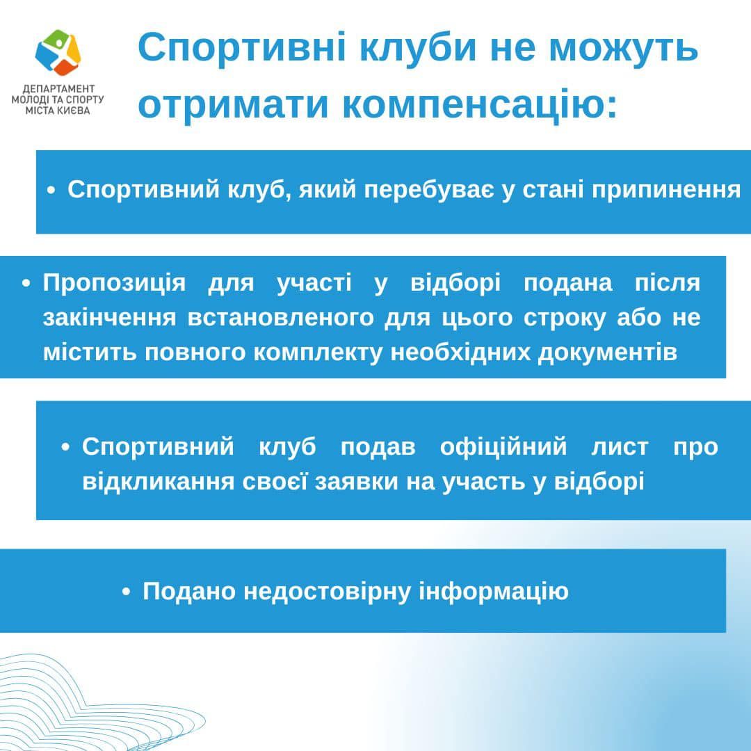 Київські спортивні клуби можуть отримати компенсацію за надані послуги - 3