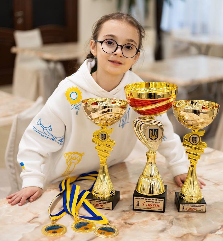 Юна бучанка Дар’я Кравчук стала абсолютною Чемпіонкою України з шахів - 1