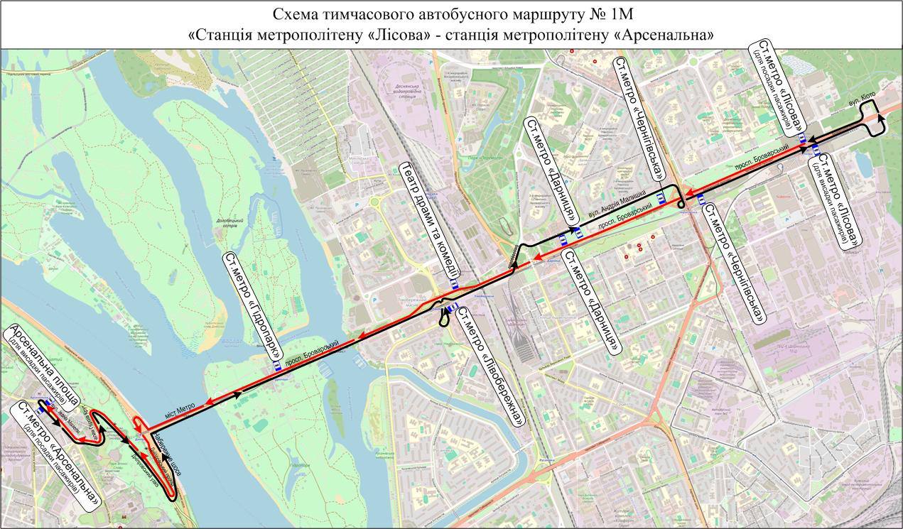 Вихідні без метро: як доїхати, поки не працюють станції “червоної” гілки - 1