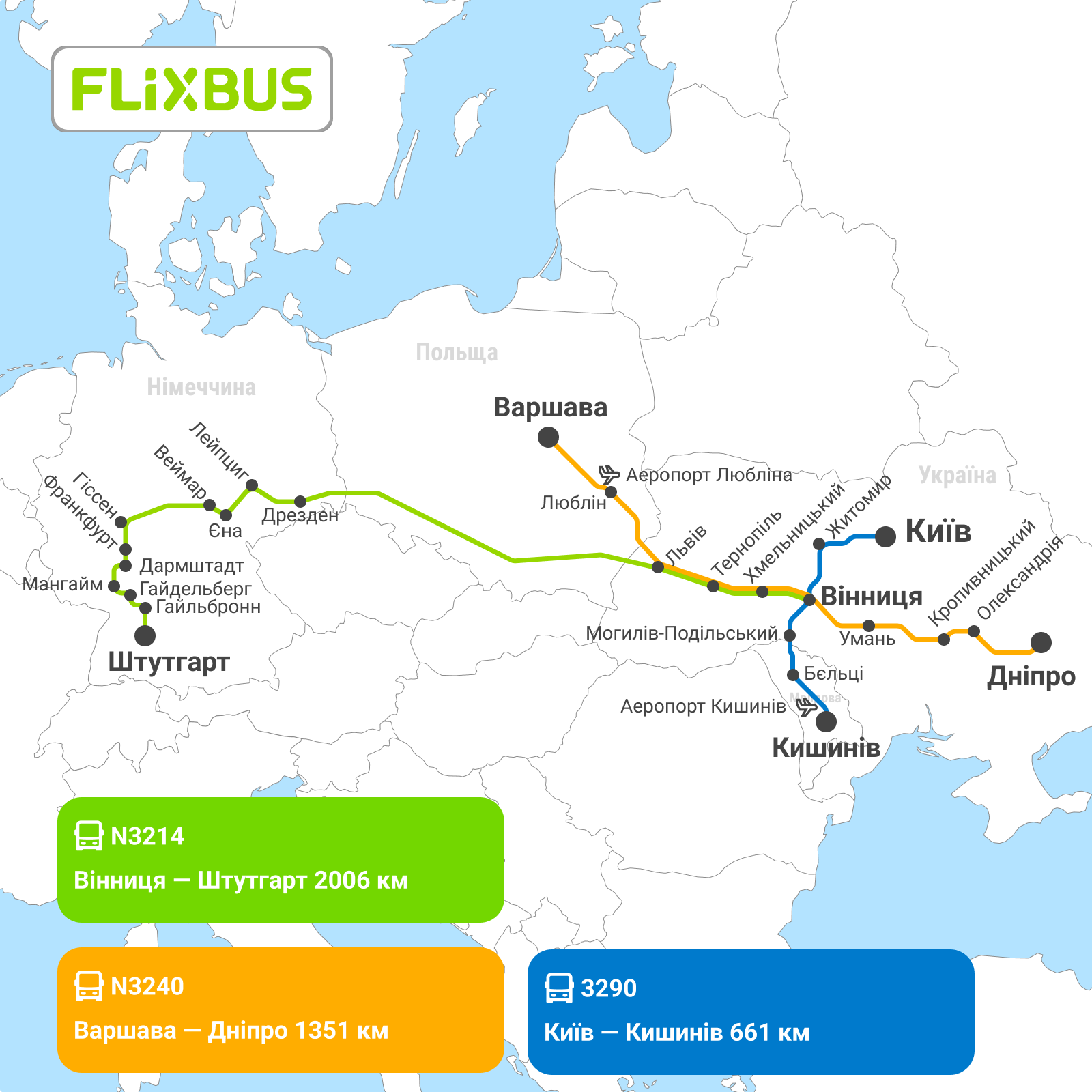 FlixBus запускає нові рейси з України — дістатись Європи стало ще простіше - 1