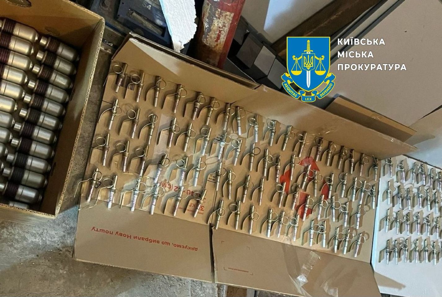 В Києві знайдено цілий арсенал зброї: гранати, РПГ та набої - 5