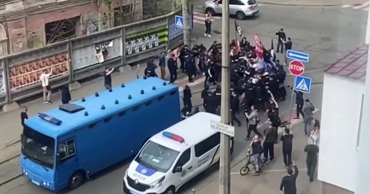 У Києві поліція жорстко розігнала мітинг за традиційні цінності