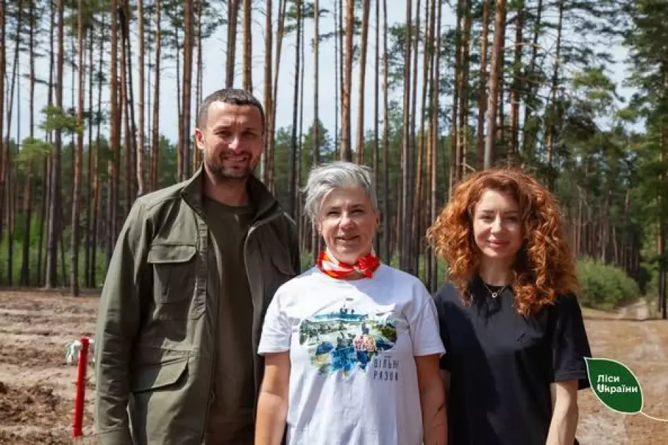 На Київщині висадили «Ліс пам’яті» на місці, де стояли російські артилерійські установки - 2