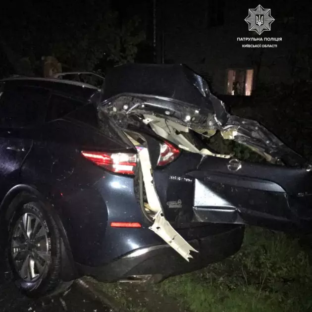 ДТП у Борисполі: водій заснув за кермом і протаранив дерево - 3