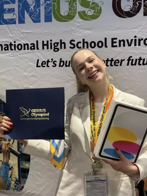 Школярка з Києва здобула третє гран-прі Олімпіади геніїв у США - 3