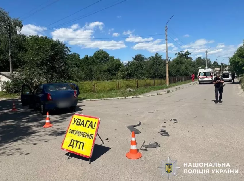 У Калиті сталася аварія за участі поліцейської машини: постраждали правоохоронці - 1