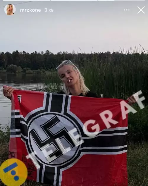 Скандал у Святошинському суді: секретарка потрапила в мережевий шторм через фото з нацистською символікою - 1