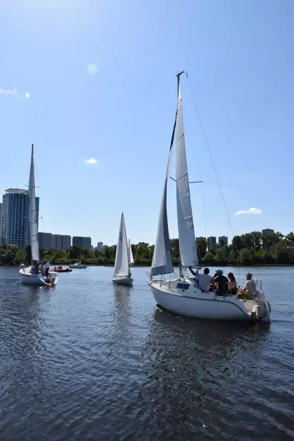 На Дніпрі пройшла регата для ветеранів — частина проєкту «Вітрила Вільних» - 2