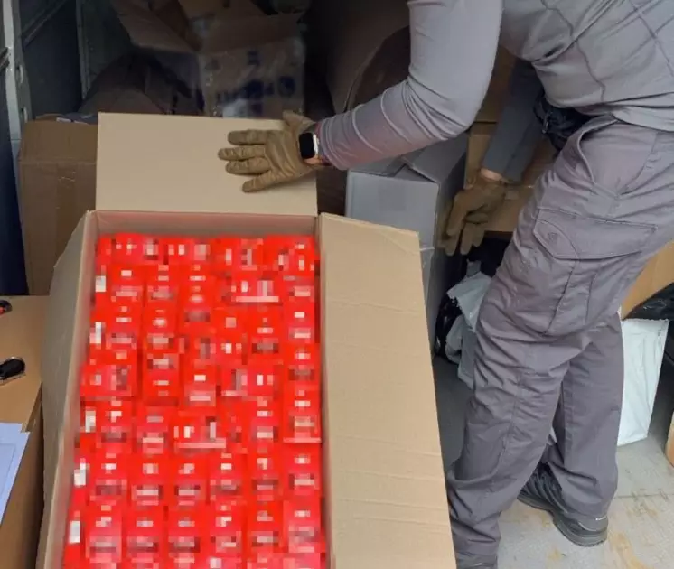 120 тисяч пачок підробки: на Київщині викрили схему збуту контрафактних сигарет на 12 млн грн - 1
