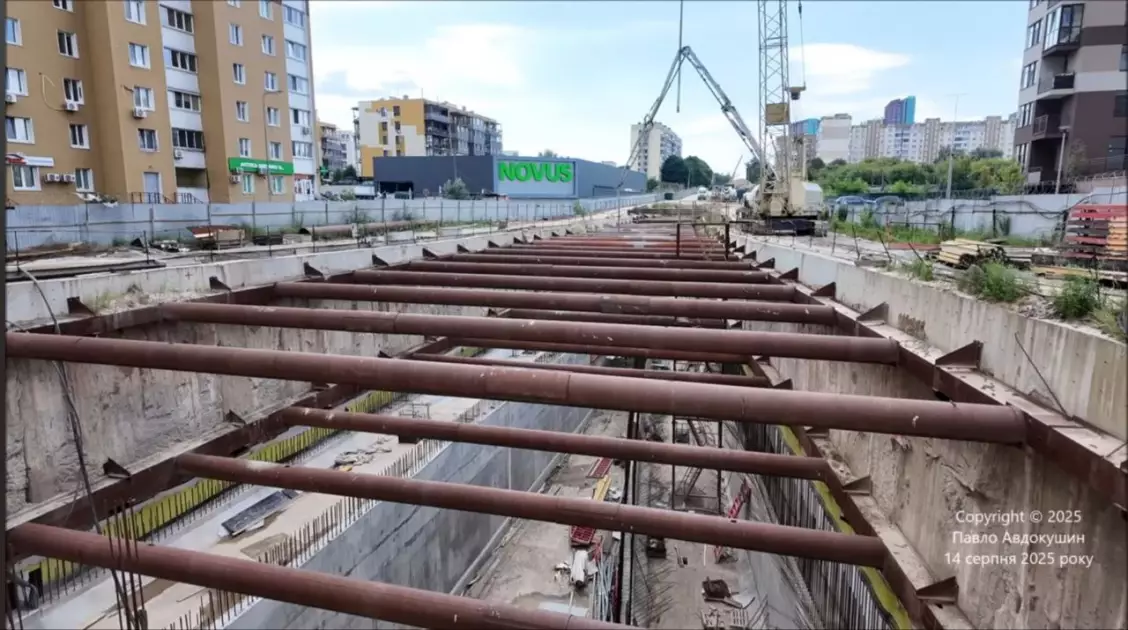 Ключовий етап метро на Виноградарі: завершили бетонування конструкції між ярусами - 2