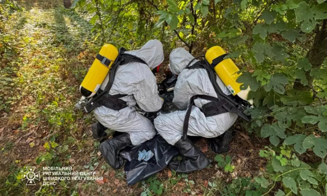 У лісовому масиві Києва виявили два підозрілих бутлі — небезпеки не зафіксовано - 3