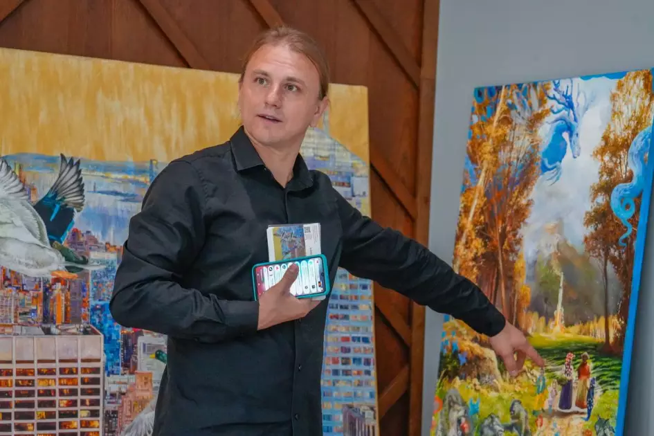 «Дзеркало часу» в Бучі: персональна виставка Іллі Ярового відкрилася в бібліотеці - 2