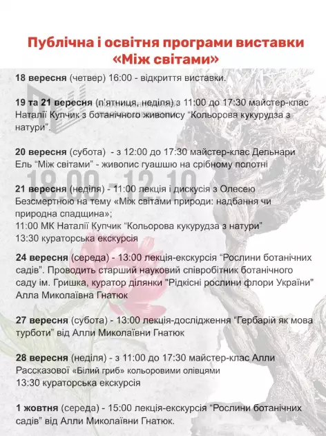 «Між світами»: у музеї Шевченка відкрилася масштабна виставка сучасного мистецтва та ботанічного живопису - 8