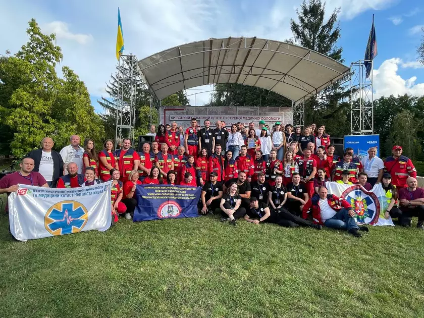 На Київщині пройшли «Медичні ралі – 2025»: перемогу здобула Фастівська СЕМД - 2