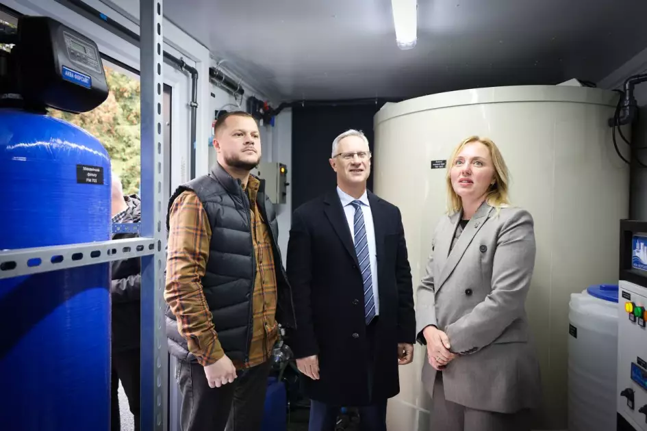 Київська обласна лікарня отримала сучасну систему очищення води від ізраїльських партнерів - 1