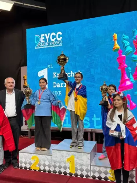 Дарʼя Кравчук із Київщини виборола «золото» Європейського чемпіонату з шахів - 1