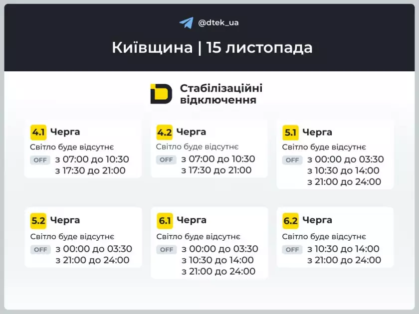 У столиці — до 10,5 години без світла: які черги під відключеннями - 4
