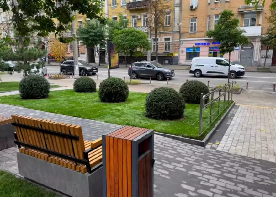 У центрі Шевченківського району відкрили новий інклюзивний мінісквер із понад 1600 рослин - 3
