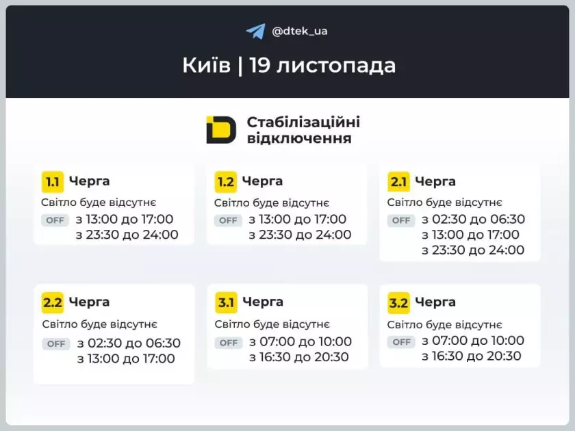 Київ і область знову за графіком: де та коли не буде електрики 19 листопада - 3