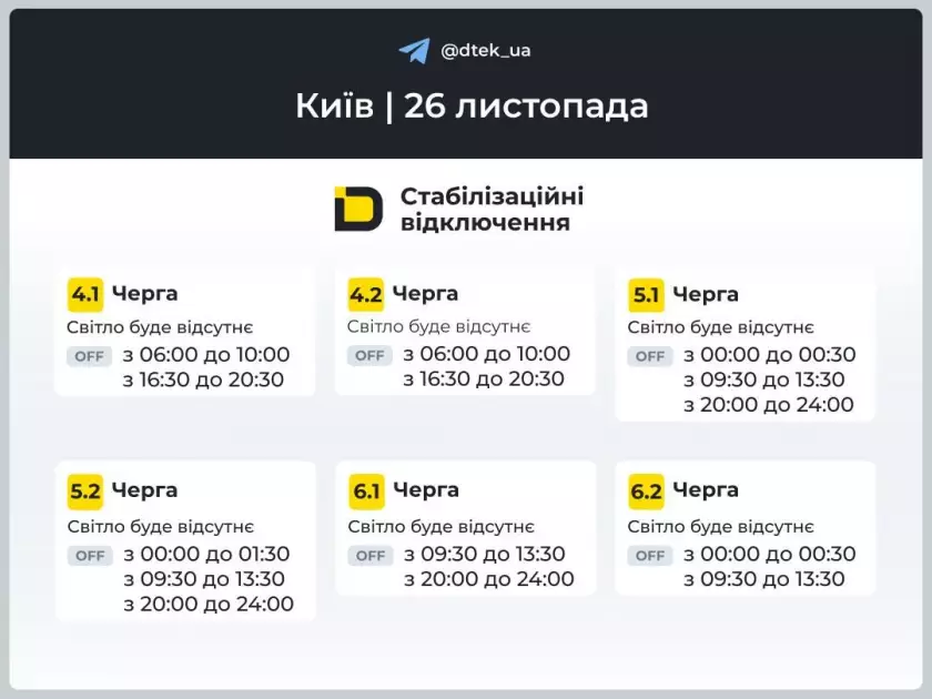 Київ переходить на оновлений режим електрики: стабілізаційні відключення до півночі - 2