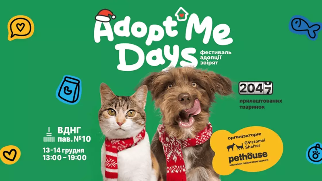На ВДНГ проведуть фестиваль AdoptMe Days: дім шукатимуть тваринам із понад 40 притулків - 2