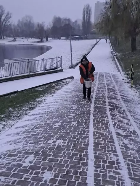 Зима в дії: як Київ прибирає сніг на дорогах, тротуарах і в парках - 2
