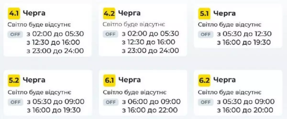 Енергетики оновили ГПВ: розклад відключень на 15 грудня - 4