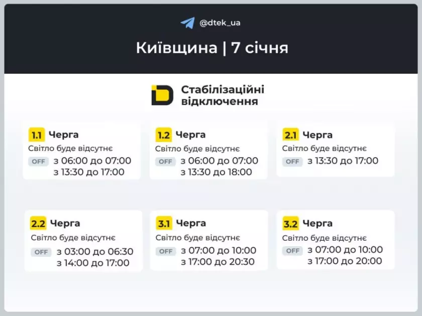 Світло в Києві та області: що чекати 7 січня і де дивитися графік - 3
