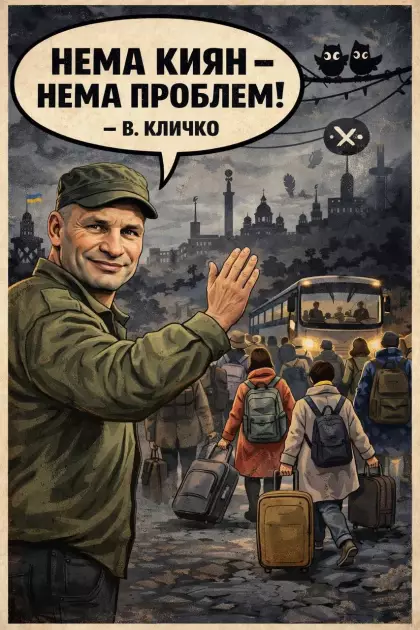 Меми замість валіз: реакція киян на заклик Кличка виїжджати зі столиці - 1
