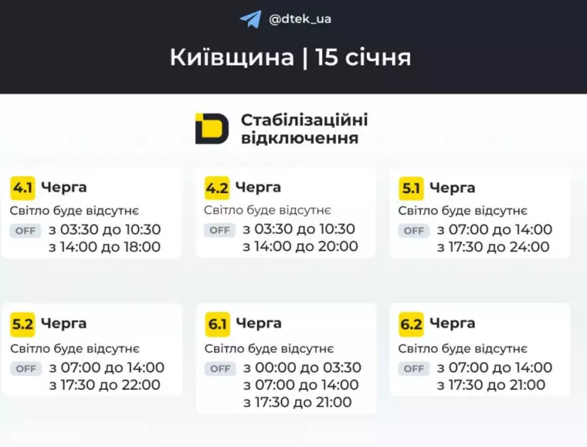 На Київщині скасували екстрені відключення: де вже діють стабілізаційні графіки - 2