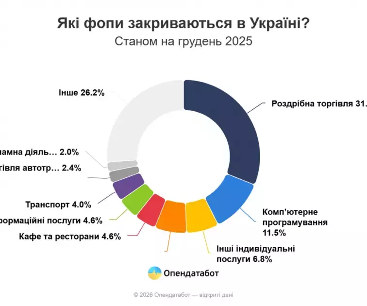 Понад 32 тисячі за рік: Чому Київ став лідером за кількістю закритих ФОПів та хто «прогорає» найшвидше - 1